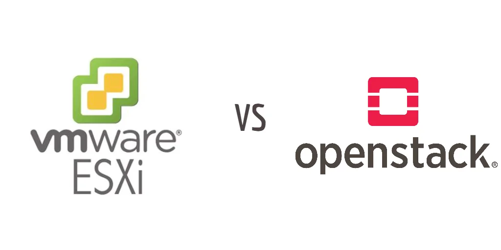 โลโก้ VMware ESXi เปรียบเทียบกับ OpenStack