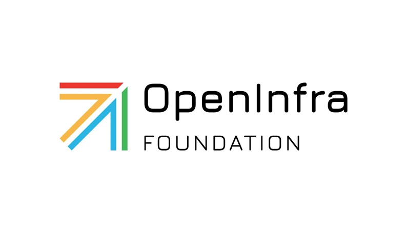 โลโก้ OpenInfra Foundation บนพื้นขาว